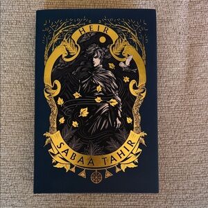 Elegant Heir Art Print - Black and Gold